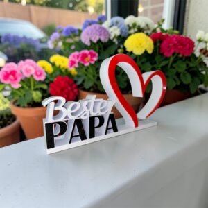 3D-Druck PLA Deko Dekoration Decoration FDM Bester PAPA Vatertag Vatertagsgeschenk