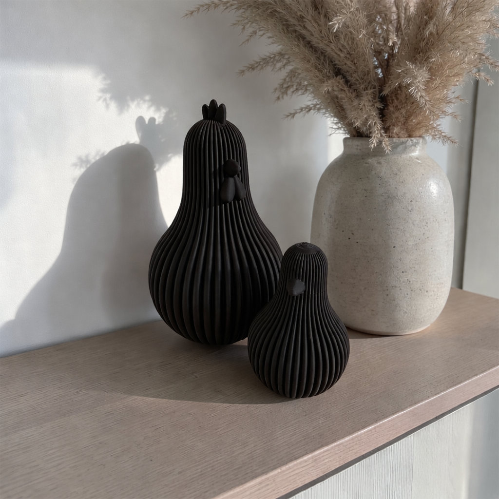 3D Druck PLA Chicken Combo Ostern Skandi Deko 3D-Druck Boho Stil