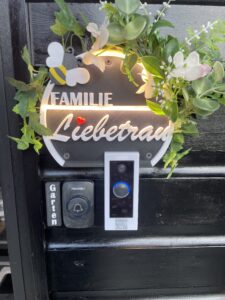 3D-Druck PLA Personalisiertes Türschild Familienname