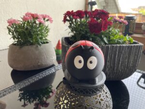 3D-Druck PLA Marienkäfer Gartendeko Sommerdekoration