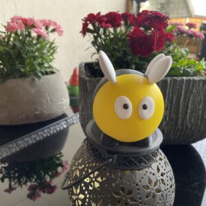 3D-Druck PLA Biene Bee Bumblebee Hummel Gartendeko Sommerdekoration Summer Decoration FDM