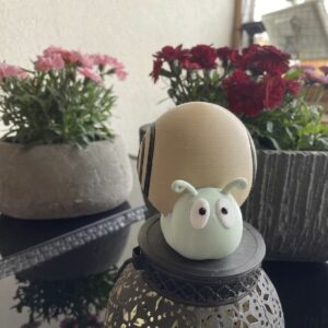 3D-Druck PLA Schnecke Snail Gartendeko Sommerdekoration Summer Decoration FDM
