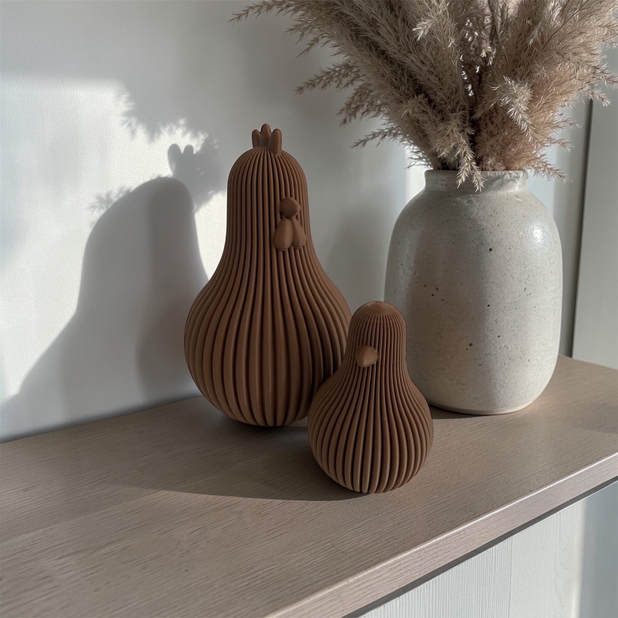 3D Druck PLA Chicken Combo Ostern Skandi Deko 3D-Druck Boho Stil