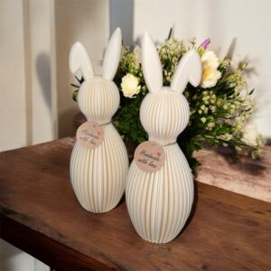 3D Druck PLA Line Bunny Hasen Duo Ostern