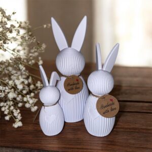 3D Druck PLA Hasen Familie Ostern